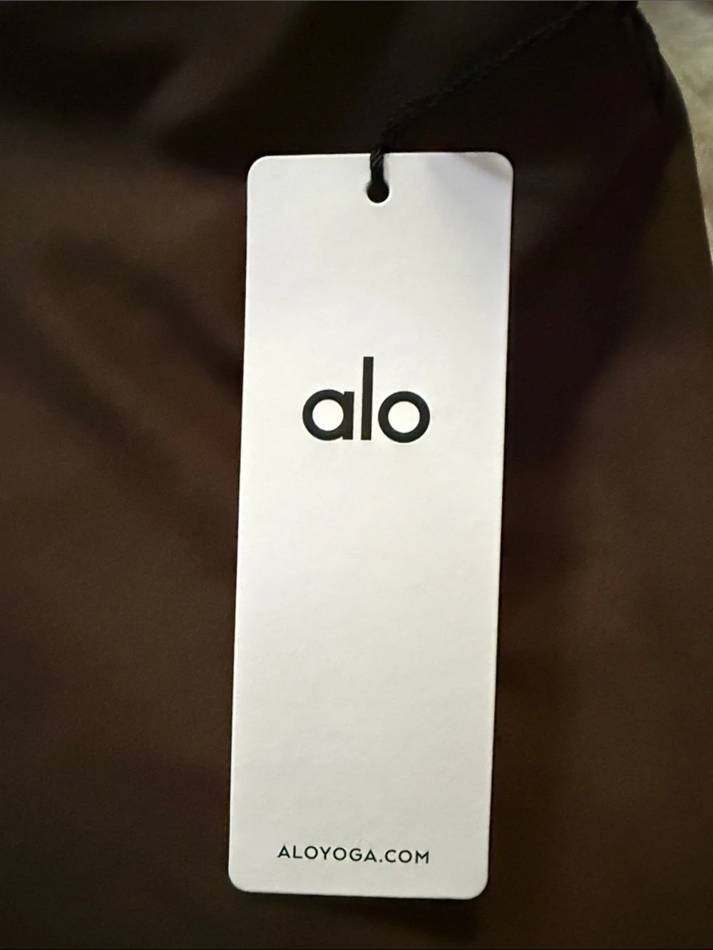 NWT ALO Yoga Dark Brown 7/8 High Waist Airlift Leggings Size L